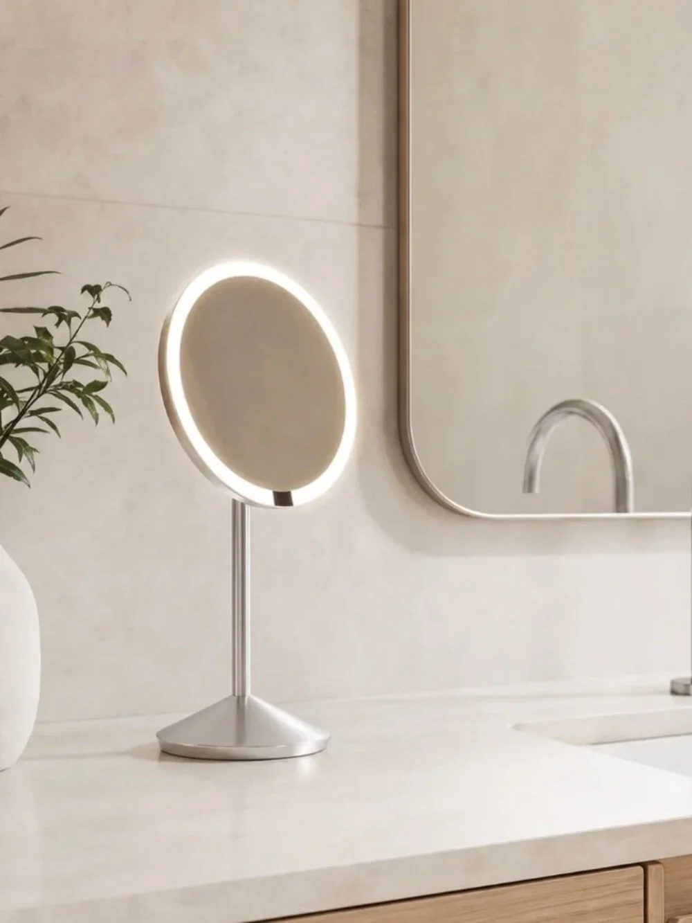 SimpleHuman Sensor Fold Mirror 10x - Like New!